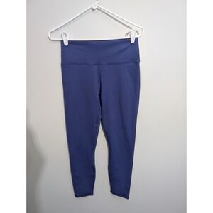 Fabletics leggings a boost‎ II high waisted strappy  abyss/blue violet Small